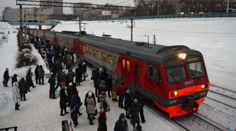
Một chuyến tàu ở Nga (Ảnh: RT)

