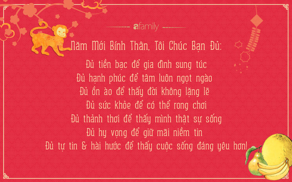 Hãy chọn một lời chúc ý nghĩa nhất gửi đến bạn bè và người thân nhé các bạn. Một cái Tết lại về với mọi nhà, và những lời chúc tốt lành là truyền thống không thể thiếu của người Việt để Tết thêm trọn vẹn. Chúc mừng năm mới!