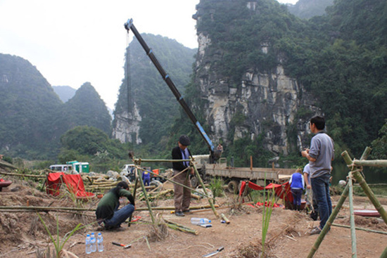 
Hậu trường cảnh quay phim KONG: SKULL ISLAND ở VN.
