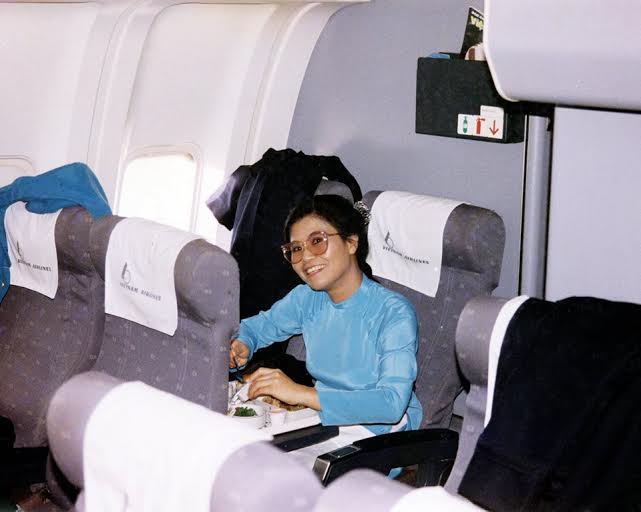 
Chị Trần Bích Hà có 15 năm làm cho Vietnam Airlines từ 1981 đến cuối 1996
