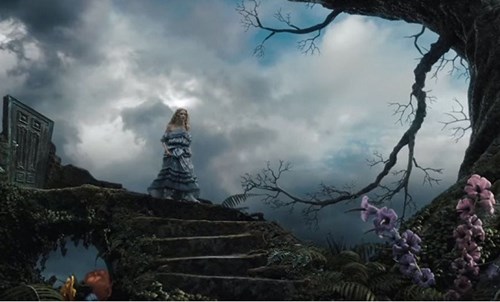 
Tương tự, bối cảnh trong Alice In Wonderland (Alice ở xứ sở thần tiên) đều được tạo ra nhờ công nghệ.
