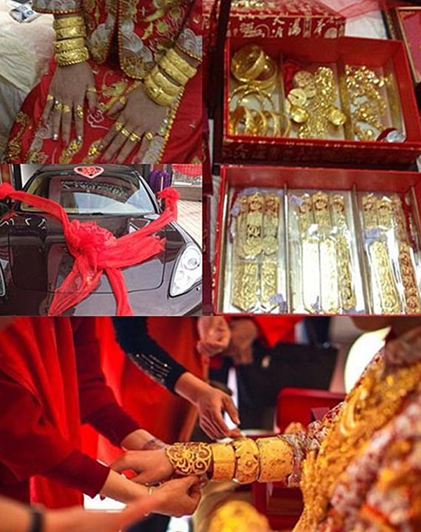 
Những đám cưới xa hoa và đầy tính khoe của đang xuất hiện ngày một nhiều hơn ở Trung Quốc.
