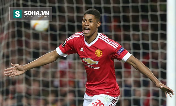 
Rashford đang chơi rất hay trong màu áo Man United.
