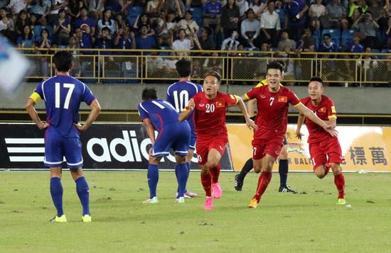 
ĐT Việt Nam đã rất khó khăn trước Đài Loan ở trận lượt đi trên đất bạn.
