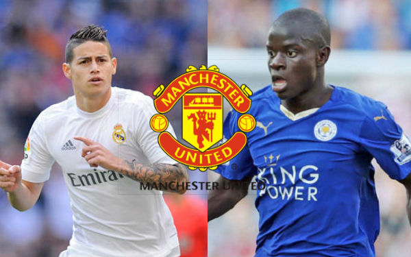 
James Rodriguez và N’Golo Kante.
