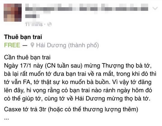 
Bài đăng giống hệt của hai bạn trẻ được chia sẻ trên mạng xã hội. (Ảnh chụp màn hình FBNV)
