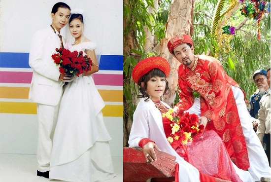 
Ca sĩ Long Nhật đã có vợ nhưng vẫn chụp ảnh cưới với bạn trai đồng tính.
