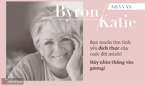Bryon Katie vừa là diễn giả và vừa là tác giả người Mỹ. Bà là tác giả của cuốn sách Tình yêu là gì: 4 câu hỏi có thể thay đổi cuộc đời bạn. Đây là tác phẩm bà viết cùng chồng mình là tác giả - dịch giả Spephen Mitchell.