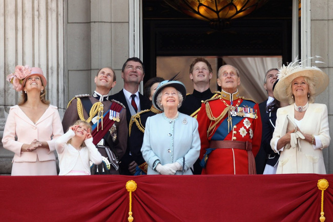 Ban công Hoàng tộc tại cung điện Buckingham