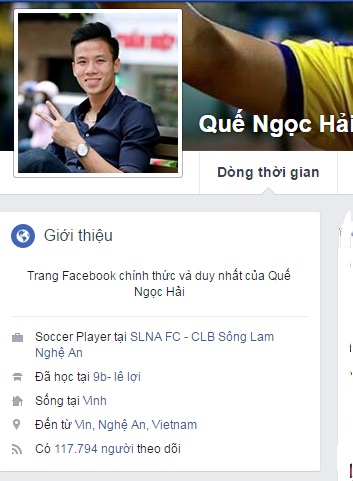 Không có fanpge nhưng nhờ tính tương tác tốt, Facebook của Quế Ngọc Hải được rất nhiều nhãn hàng liên hệ.