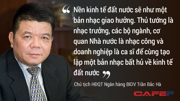 Chủ tịch HĐQT BIDV Trần Bắc Hà mạnh dạn kiến nghị dưới luật chỉ nên có một nghị định, hạn chế thông tư. Bởi các nước hạn chế thông tư, nhưng ở ta có nhiều thông tư, chính nó đẻ ra giấy phép con với hơn 6.000 giấy phép con như hiện nay.