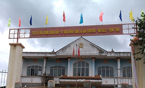 
Trụ sở xã Đắk Choong.
