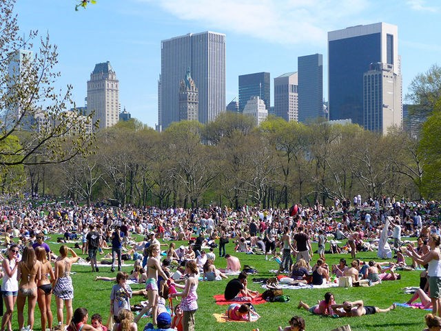 
Central Park (công viên trung tâm), New York.
