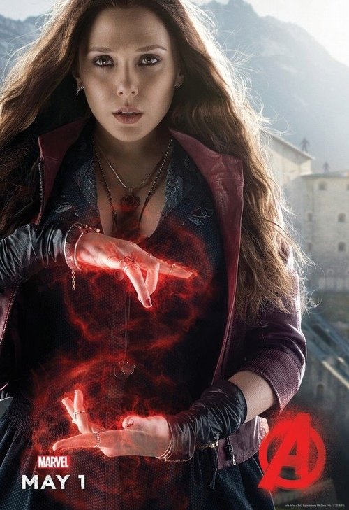 Elizabeth Olsen trong The Avengers: Age of Ultron.