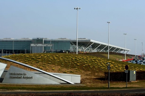 
Sân bay Stansted, nơi xảy ra vụ việc.
