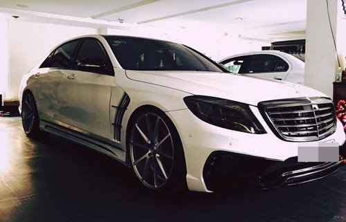 
Chiếc xe mới nhất Quốc Cường đang sở hữu là Mercedes S500L có giá gần 5 tỷ.
