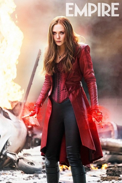 Vai diễn Scarlet Witch trong Captain America: Nội chiến siêu anh hùng của Elizabeth Olsen.