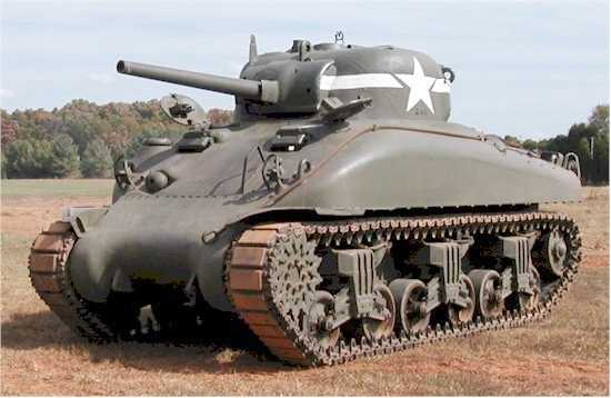 
Xe tăng M4A1 Sherman nguyên bản
