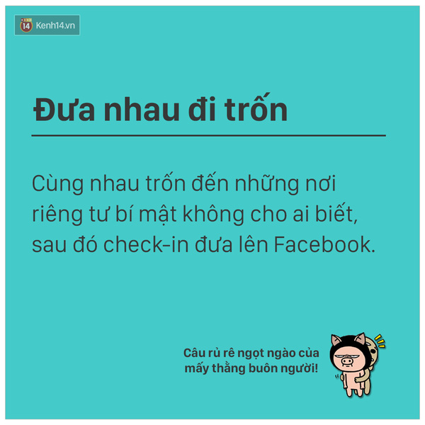 Đi trốn nhưng vẫn phải khoe mới chịu được cơ.