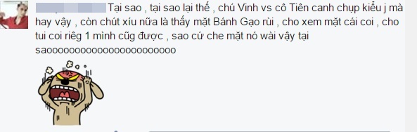 
1 fan tiếc nuối vì xíu chút nữa là thấy mặt bé Bánh Gạo.
