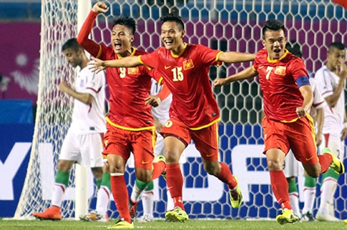 
Olympic Việt Nam từng đại thắng Iran 4-1 ở ASIAD 2014.
