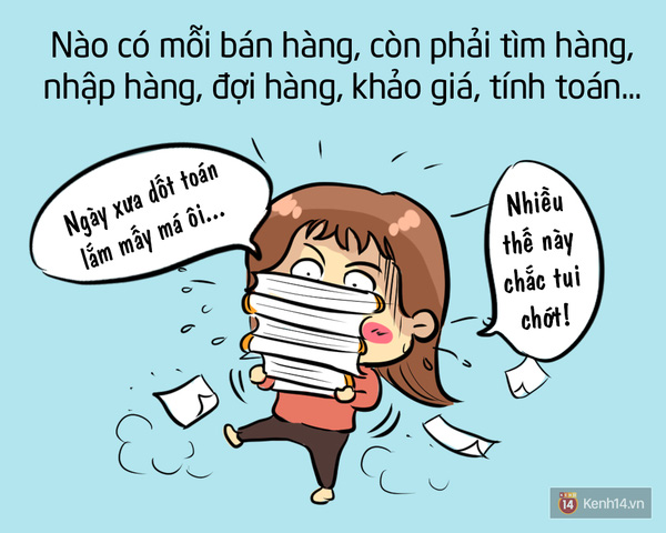 Dốt toán vẫn phải ngồi tính đến phát chán.