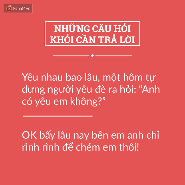 Câu hỏi không bao giờ có đáp án...