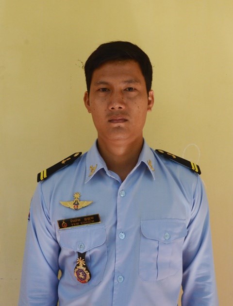 
Thượng sĩ Yem Udoum (người Campuchia) - Học viên lớp Phi công 13K6-C

