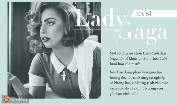 Lady Gaga là nữ ca sĩ đầy cá tính và sexy. Với tài năng thiên bẩm được chứng minh theo thời gian của mình cùng sự nghiệp ngày càng thăng hoa, có lẽ sẽ không khó hiểu khi Lady Gaga lại có lời dặn dò đầy ẩn ý thế này.