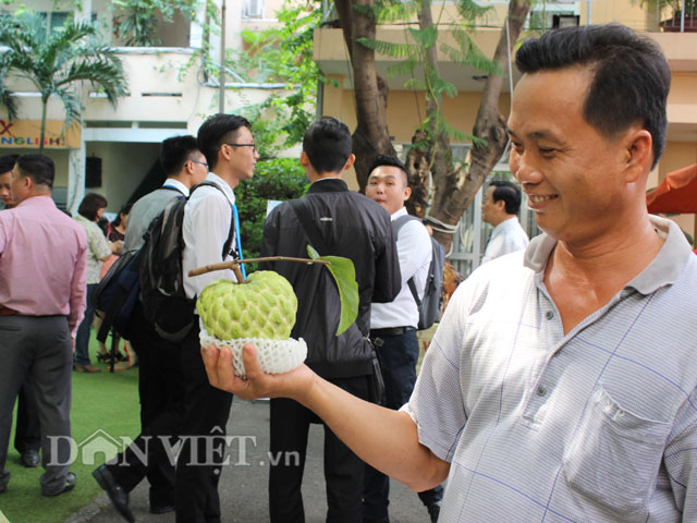 Tuy nhiên, do số lượng có hạn nên HTX Nông nghiệp Vườn Xanh chưa thể cung cấp đại trà giống na này ra thị trường.