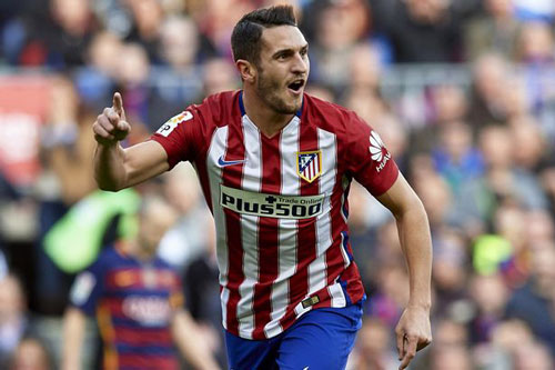 Tiền vệ trung tâm: Koke (Atletico Madrid, 1992).