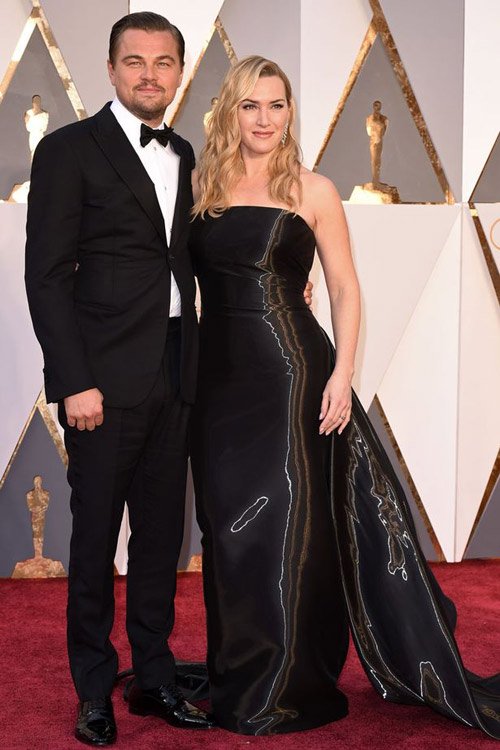 Leonardo DiCaprio và Kate Winslet - Cặp đôi Titanic tái hợp sau gần 20 năm trên thảm đỏ Oscar 2016