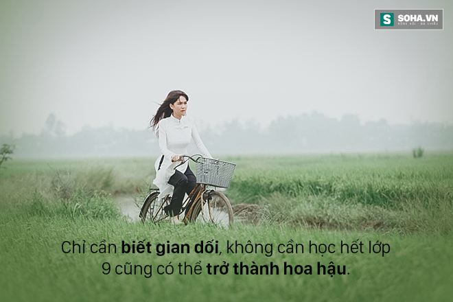 Trong khoảng thời gian đầu chật vật làm nghề, Ngọc Trinh đã phải nghe theo lời của Khắc Tiệp, khai gian học vấn của mình để giành ngôi vị trong một cuộc thi hoa hậu ao làng.