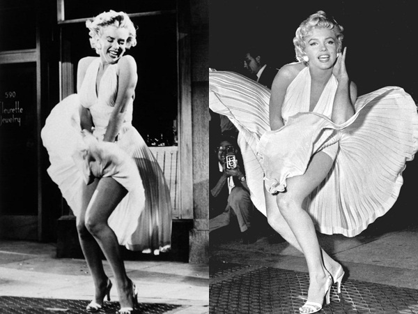 
Khoảnh khắc đã đi vào lịch sử của Marilyn Monroe.
