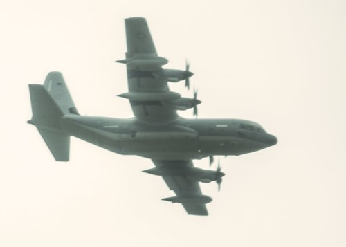 
Máy bay vận tải Lockheed Martin C-130 Hercules.

