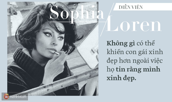 Sophia Loren – biểu tượng nhan sắc Ý và là người phụ nữ đẹp nhất mọi thời đại, hiện thân của đam mê và sự tự tin. Như một biểu tượng Hollywood thực thụ, sự nghiệp diễn xuất của Sophia Loren đã kéo dài qua 6 thập kỷ với gần trăm vai diễn, hàng loạt giải Oscar, Cannes, Quả cầu vàng.