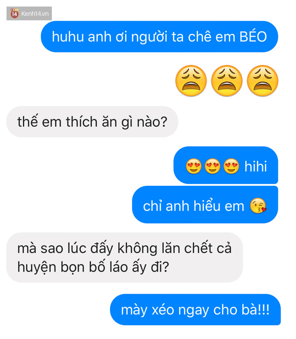 Ai bảo em béo thì cứ ăn luôn nó đi!