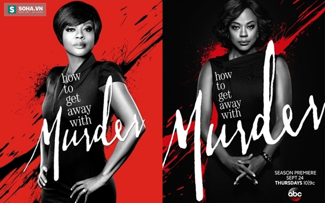 
Poster 2 mùa phim How to get away with murder.

