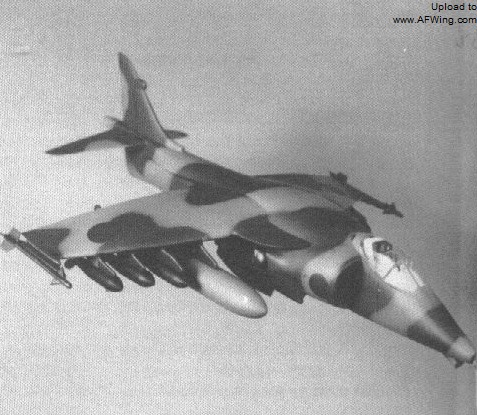 
Mô hình của Hawker Siddeley với đôi cánh lớn
