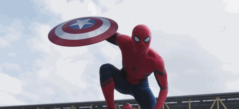 Sự xuất hiện của Spider Man trong trailer phim Captain American: Civil War.