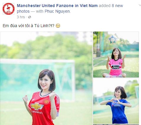 Ảnh chụp từ một fanpage Man United.