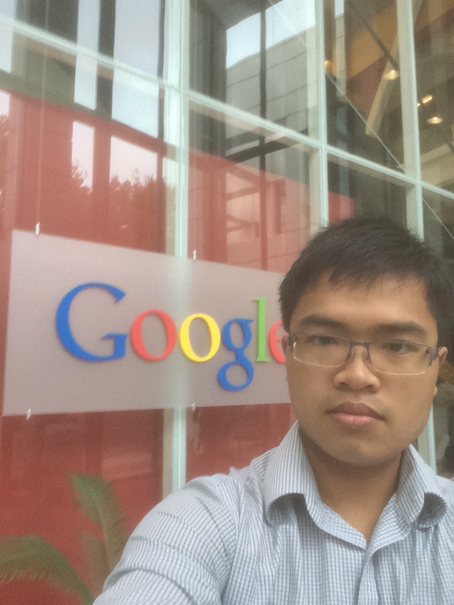
 Phạm Hy Hiếu tại Google Mỹ.
