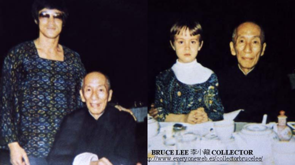 Diệp Vấn chụp ảnh cùng 2 cha con Lý Tiểu Long, Lý Quốc Hào.