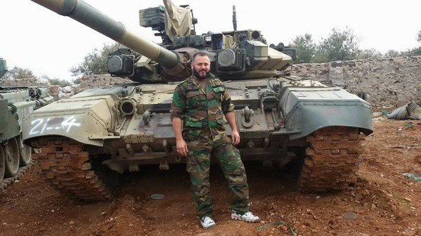 
Xe tăng T-90 của Nga triển khai ở Syria.
