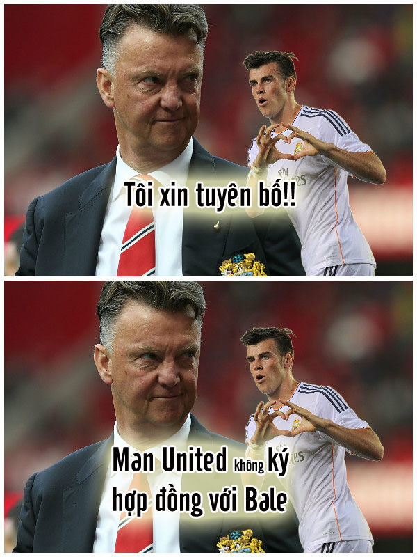 Còn Man United thì chốt hạ rằng KHÔNG mua Bale.