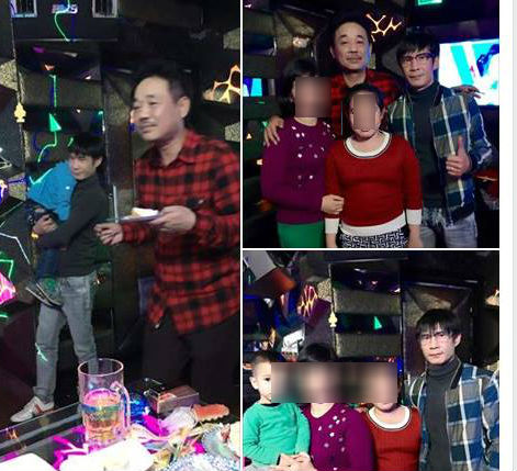 
Hình ảnh người lái xe gây tai nạn tên Vinh (ngoài cùng bên phải) chụp cùng Quốc Khánh lan truyền trên mạng gây nhiều tin đồn thất thiệt.
