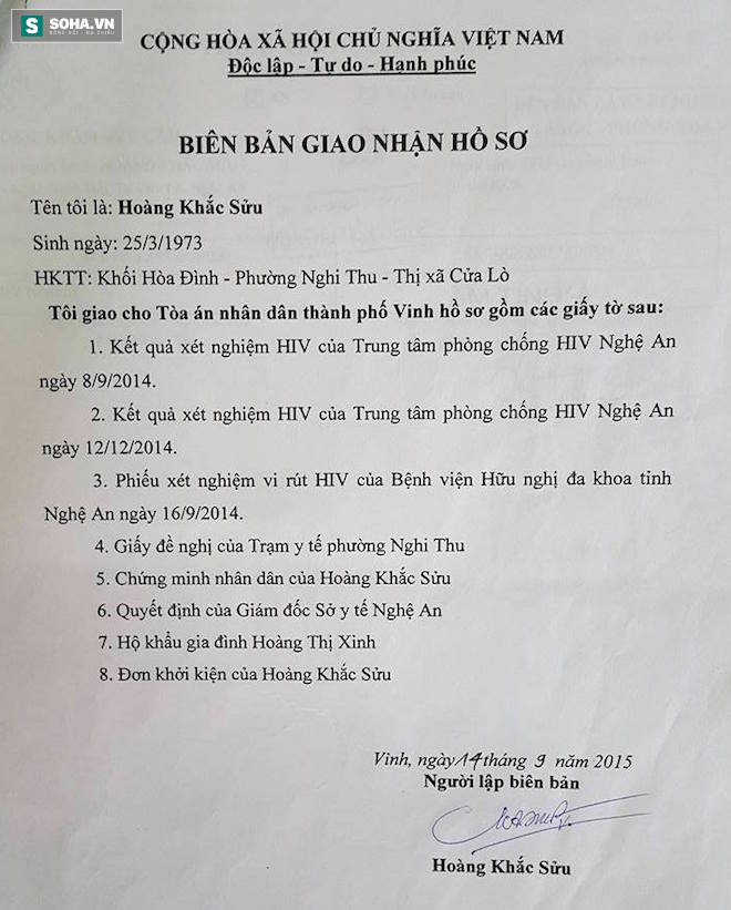 Hiện phía TAND TP. Vinh đang làm thủ tục hoà giải 2 bên. Nếu trường hợp không hoà giải được sẽ đưa vụ việc ra xét xử theo quy định.