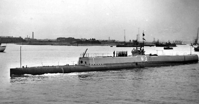 
Tàu ngầm M3 sau khi chuyển đổi thành tàu rải thủy lôi
