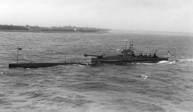 
Tàu ngầm M3 trước khi chuyển đổi thành tàu rải thủy lôi
