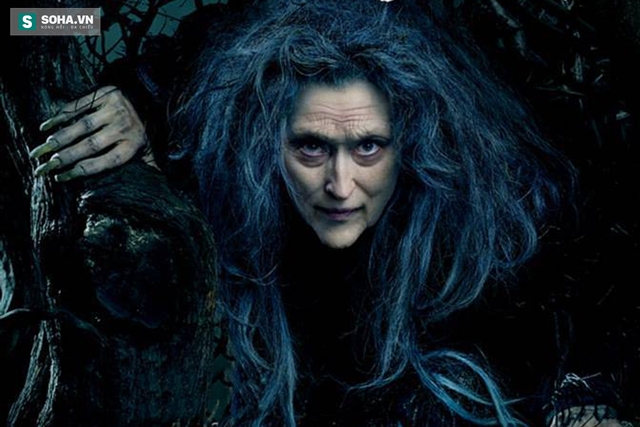 
Mụ phù thủy do Maryl Streep thể hiện một góc nhìn khác về các nhân vật phản diện.
